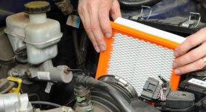 Changing engine air filter