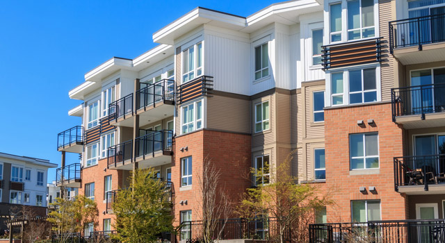 A renters apartment building in Connecticut