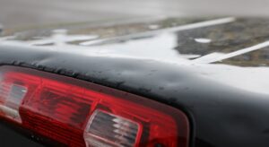 Car with hail damage covered by insurance