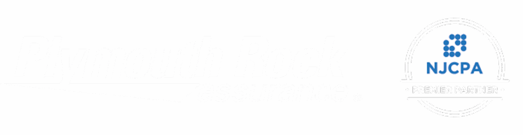 Plymouth Rock Assurance and NJPCA logos
